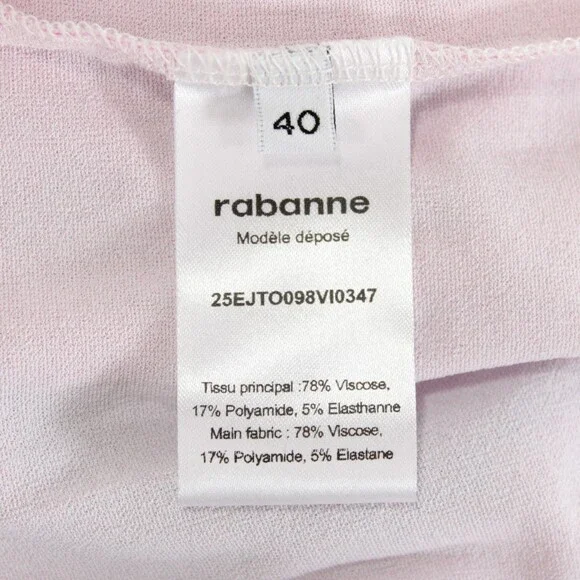 Paco Rabanne NWT Sleeveless Tank Top Size 40 (US 8) in Pink / Blue Tie Dye - Picture 9 of 10